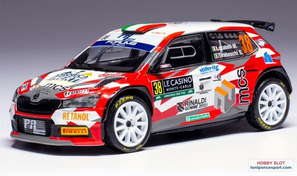 Skoda Fabia Rally2 No.38 M. Locatellli S. TiraboschiI