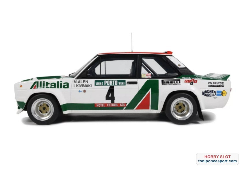 FIAT 131 ABARTH WHITE M. ALEN RALLYE PORTUGAL 1978
