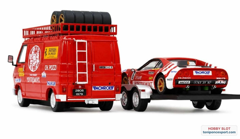 Tour de France 81 - Andruet - Car - Van - Trailer.