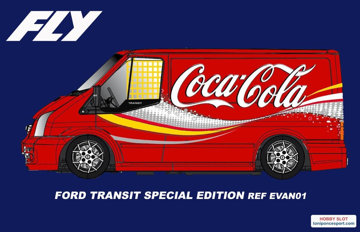 Furgón Ford Transit Coca Cola.