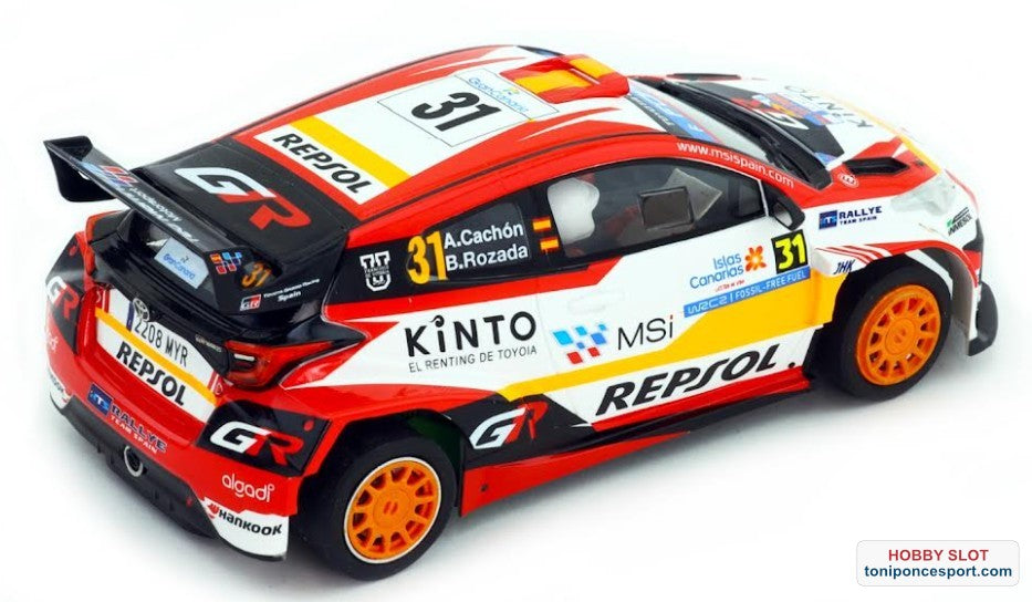 Toyota Yaris Rally2 Rally Islas Canarias 2025 Repsol - A. Cachón / B. Rozada.