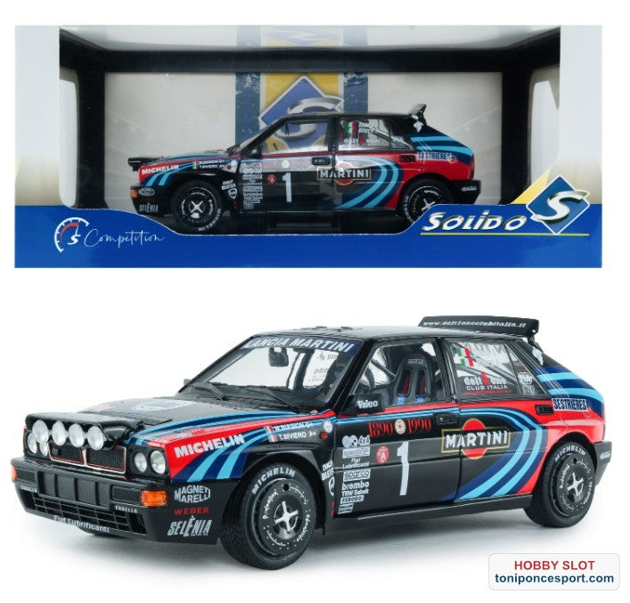 Lancia Delta HF Integrale HOMENAJE A BIASON Rallye Montecarlo 1990 A.SACCO