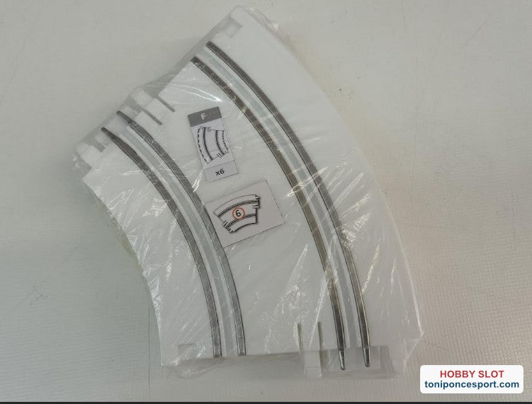 Curva efecto nieve Ninco WRC (x6)