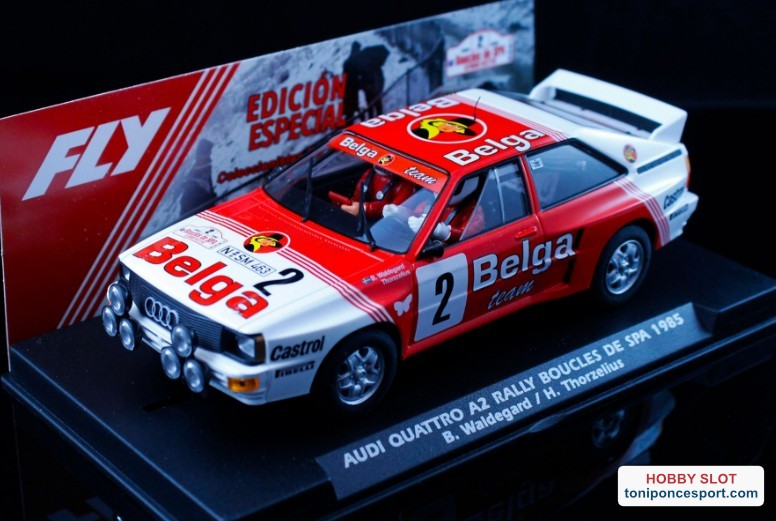 Audi Quattro A2 Rally Boucles de Spa 1985 - B. Waldegård / H. Thorszelius