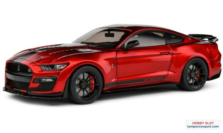 SHELBY MUSTANG SHELBY GT500KR RED / BLACK STR