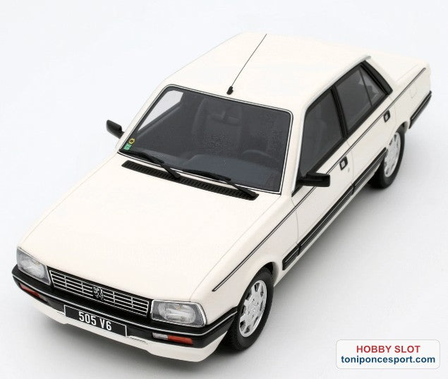 PEUGEOT 505 V6 BLANC MEIJE 1989