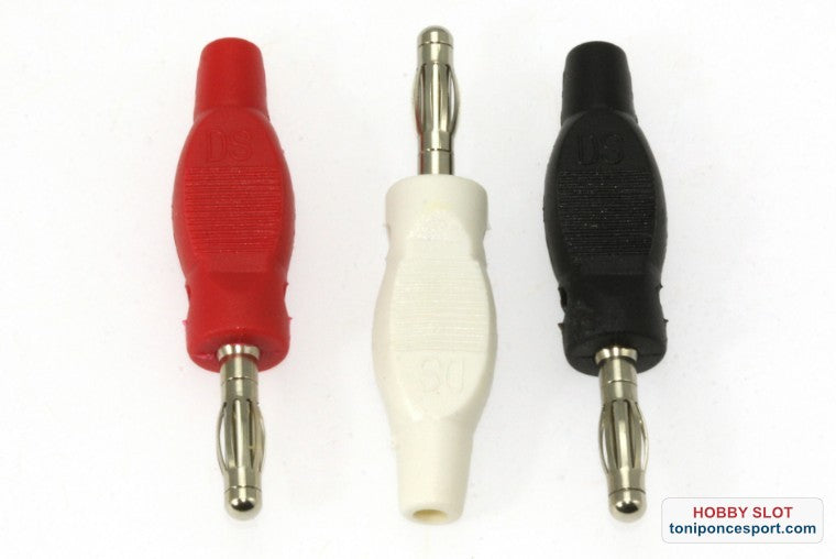 Bananas 4mm. en 3 colores para conexión de mandos