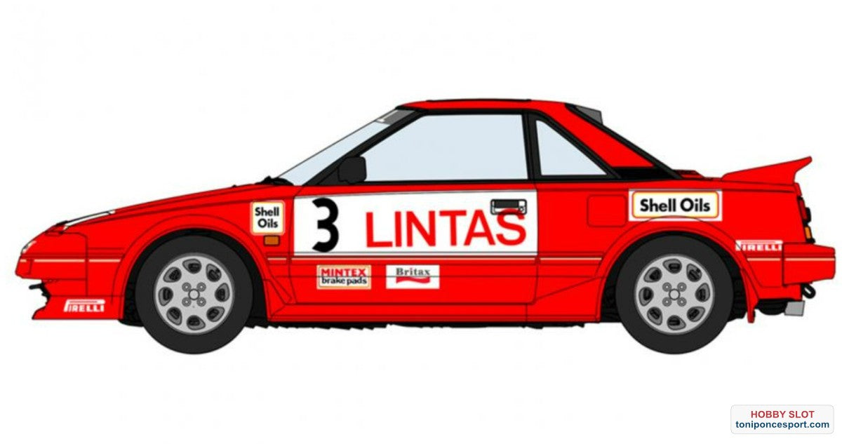 Toyota MR2 1986 (AW11) Rallysprint winner. Damon Hill