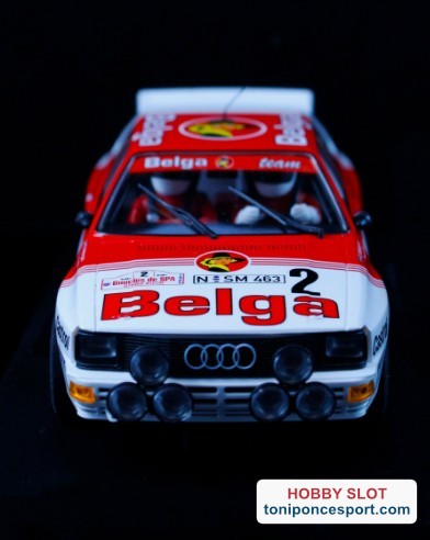 Audi Quattro A2 Rally Boucles de Spa 1985 - B. Waldegård / H. Thorszelius