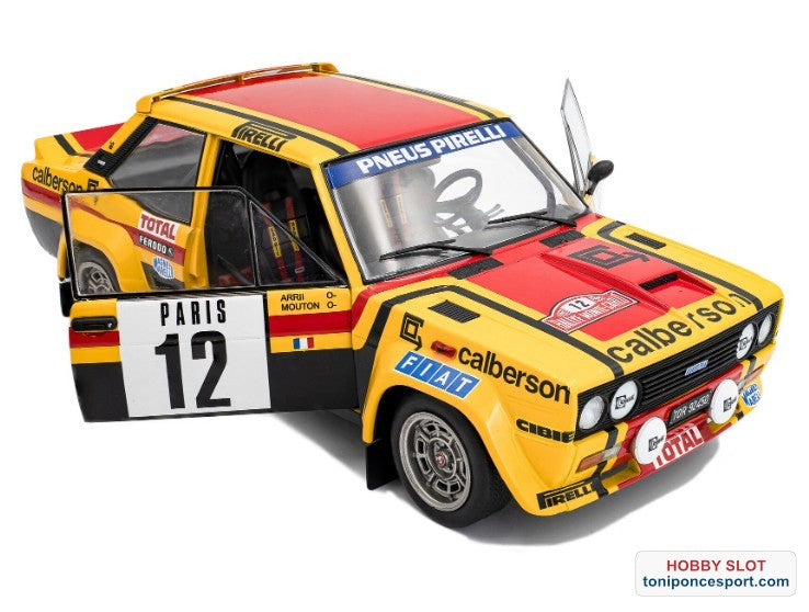 Fiat 131 Mirafiori Abarth Nº12 M.Mouton/Arri Rally de Montecarlo 1980