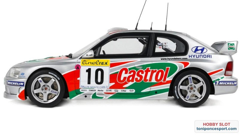 HYUNDAI ACCENT WRC GREY #10 RALLY MONTE CARLO 2001