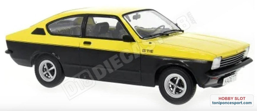 Opel Kadett C Coupé GT/E 1975 Amarillo/Negro.