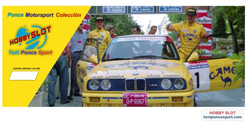 BMW E30 M3 Gr.A #1 Rally Príncipe de Asturias 1992 "Jose Mª. Ponce / Jose C. Deniz"