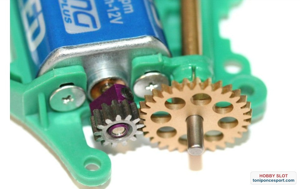 Corona Z28 x 16,8 Ø engranaje angular 11º AZUL