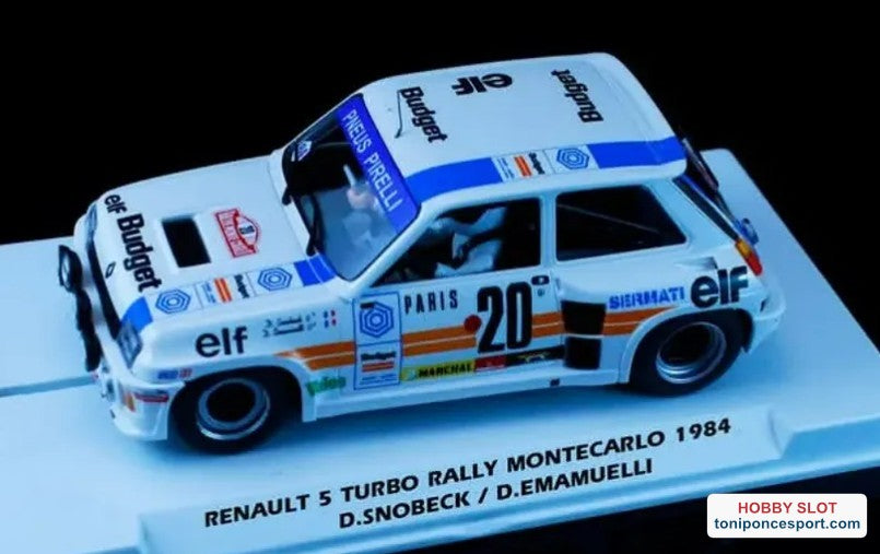 Renault 5 Turbo D. Snobeck/ D. Emamuelli Rally Montecarlo 1984.