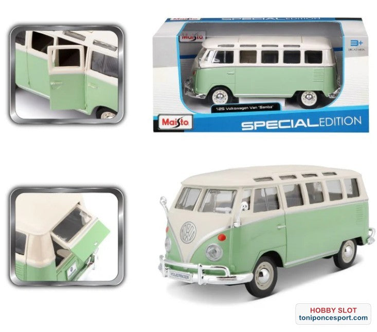 VOLKSWAGEN VAN " SAMBA" VERDE