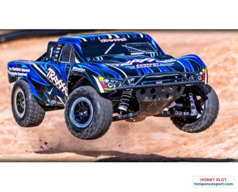 Orange Slash 4X4 VXL EHD: 4WD Brushless Short Course Truck with TQi