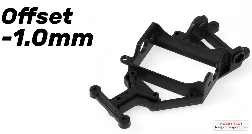 Soporte Motor AW RT3 Evo Offset -1.00mm extra hard (black)