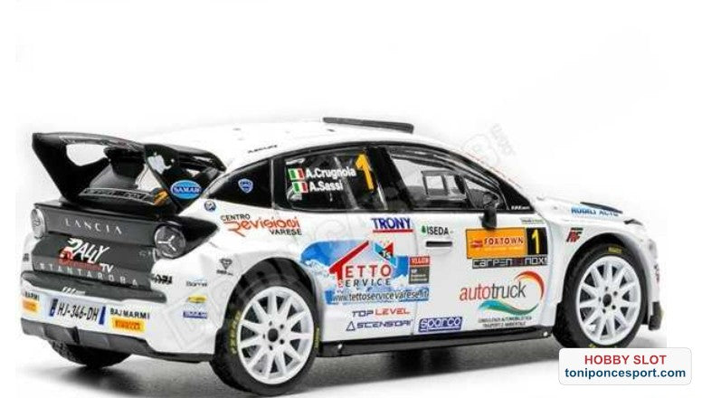 Lancia Ypsilon Rally2 HF Integrale Nº22 A. Grugnola / A. Sassi Ganador Rally dei Laghi 2026 1/43