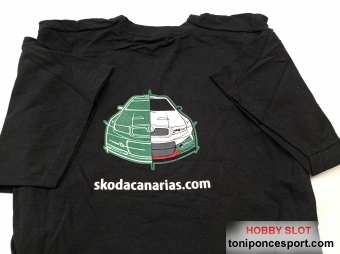 Camiseta negra Skoda Motorsport - Talla S