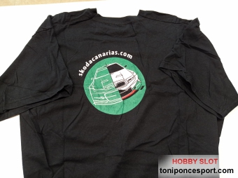 Camiseta negra Skoda Motorsport Canarias - Talla S