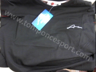 Camiseta FA 2007 Negra Casual Onda Fdo. Alonso - Talla L