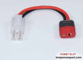 Adaptor T-plug (female) - Tamiya plug (male) 4cm