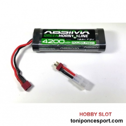 Bater�a NiMH Stick Pack 7.2V 4200 (T-Plug + Adaptador Tamiya)