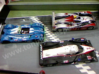 Le Mans 2007 Winners  caja con tres coches