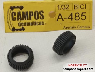 Neumaticos Tallados Campos Bici 1/32 (x2)