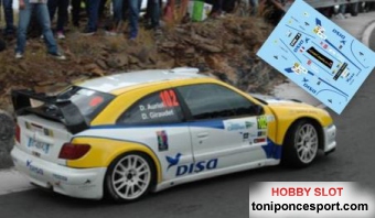 Calca Citroen Xsara WRC Rallye de Canarias 2014 "D. Auriol - D. Giraudet" 1/18