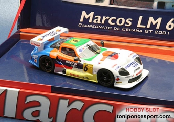 Marcos LM 600 Campeonato de Espaa GT 2001 T.Saldaa-A.Burgueo