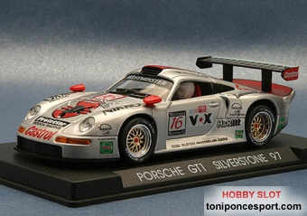 Porsche GT1 Silvertone 97 "Plata y rojo"
