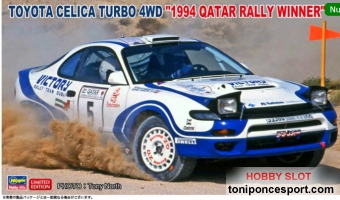 Toyota Celica Turbo 4WD 1994 ganador del rally de Qatar