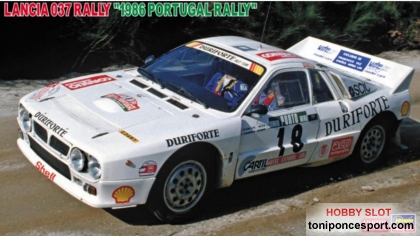 Lancia 037 Rally Portugal 1986 Num. 18