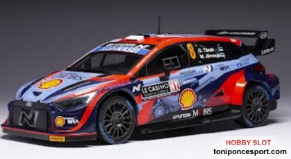 Hyundai i20 N Rally1 N�8 WRC2 Rallye Monte Carlo 2022 T.Tanak / M.Jarveoja
