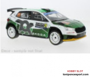 Skoda Fabia Rally2, No.24, Rallye WM, Rally Monte Carlo , 2023 N.Gryazin/K.Aleksandrov