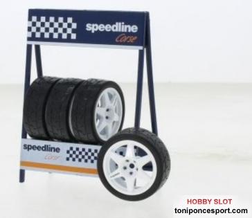 Ruedas - Zubeh�r R�derset: Speedline Corse, white, Set of 4 Wheels