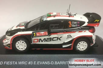 Ford Fiesta WRC E.Evans # winner WALES 2017