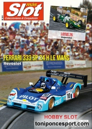 Revista N212 portada Ferrari 333 SP 24H Le Mans revoslot