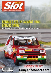 Revista N�238 portada Renault 5TS Calafat 1981 Carlos Sainz Hobby Classic / Le Mans Miniature
