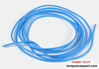 Cable Silicona 1 m. azul