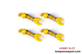 4 Amortiguadores duro - amarillo
