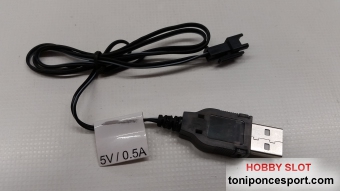 Cargador USB 5v. 0.5A (Helicoptero Phanton)