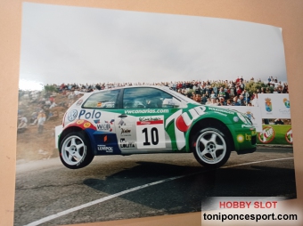 Foto Volkswagen Polo S-1600 Rallye El Corte Ingles 2004 Ponce - Larrode (21,7 x 15,2)