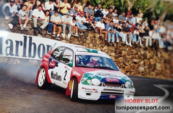 Foto Toyota Corolla WRC Rallye La Palma Ponce - Leon (29,9 x 20,2)