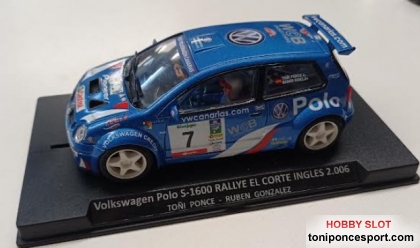 Volkswagen Polo S-1600 Rallye El Corte Ingles 2006 "Toñi Ponce - Ruben Glez"