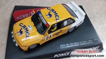 BMW M3 Rallye El Corte Ingles 1989 Toñi Ponce - Manolo Morales (Faros)