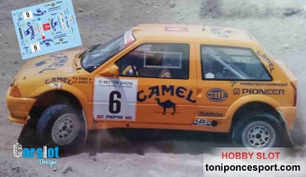 Calca Citroen AX IV Motor Show Ciudad de Las Palmas 1992 "Toi Ponce - S.Garcia" 1/24