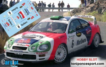 Calca Toyota Celica GT-Fourt Rallye El Corte Ingles 1.998 " Jose M Ponce " 1/24